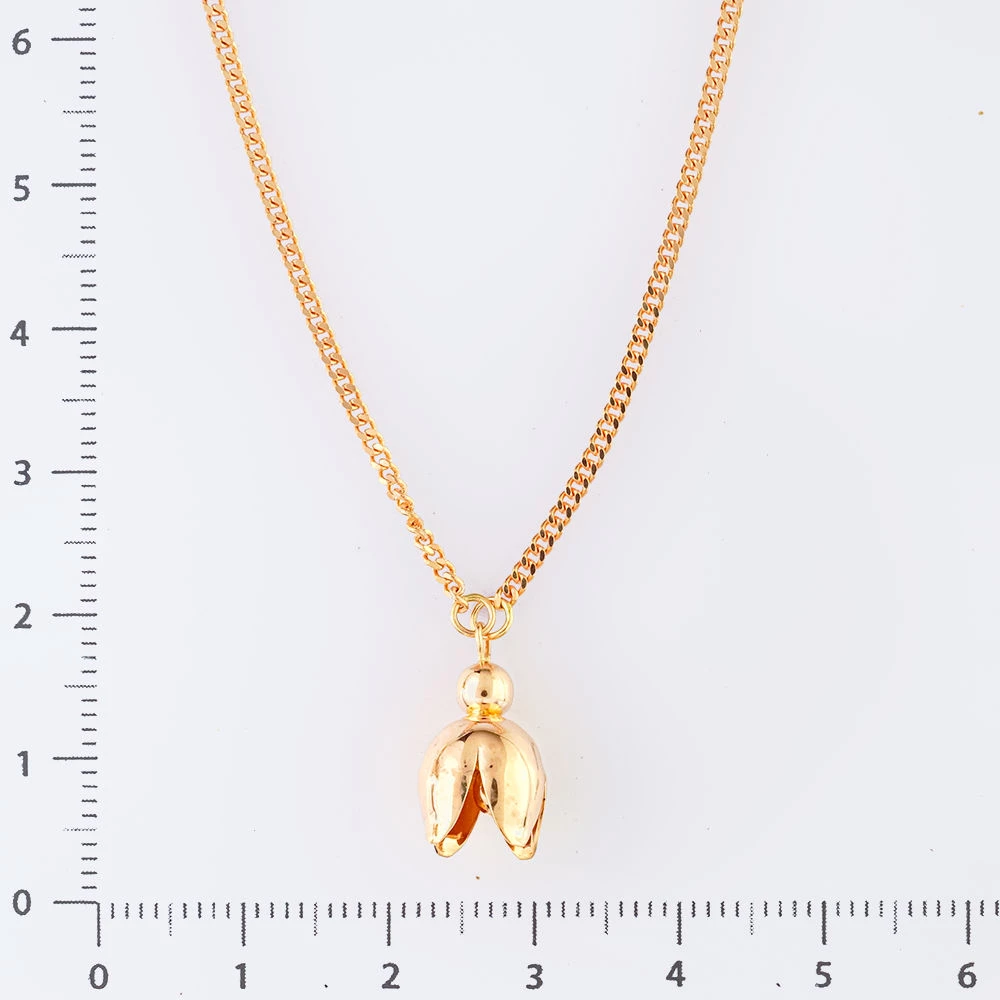 Колье из красного золота 585 пробы