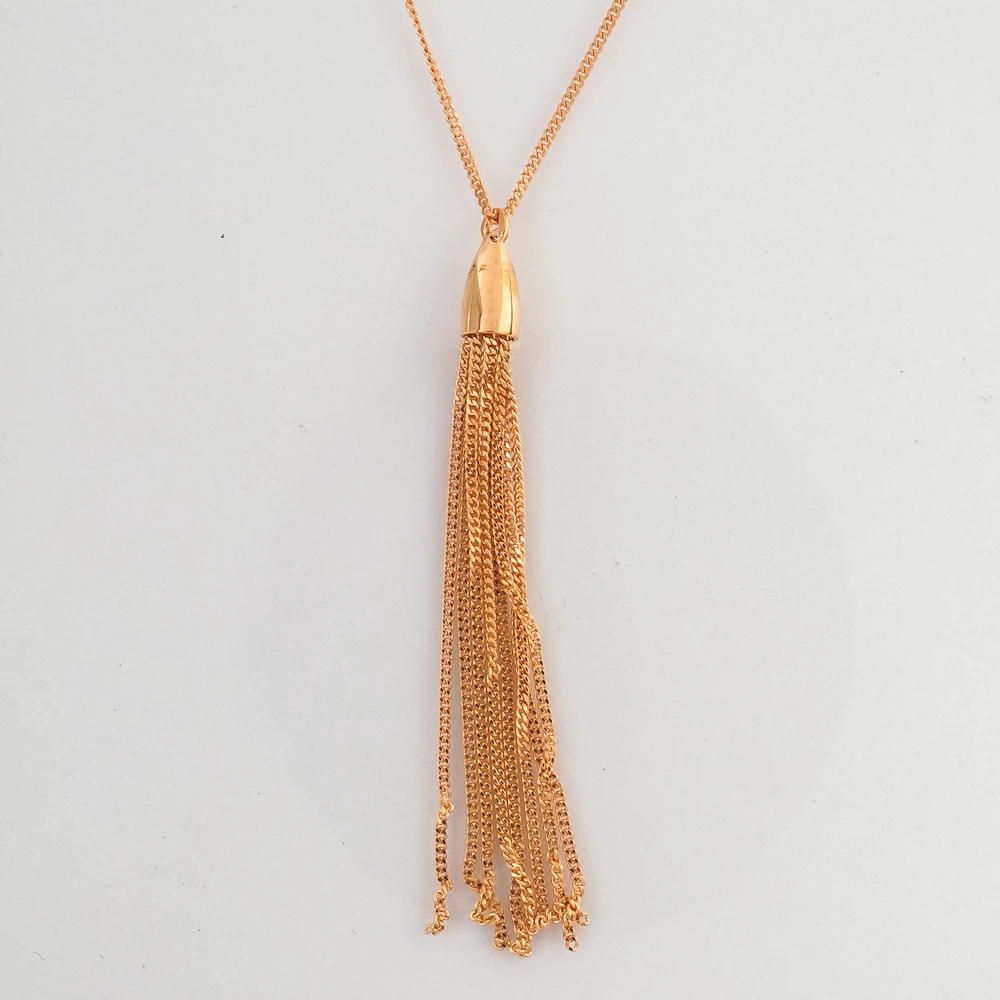 Колье из красного золота 585 пробы