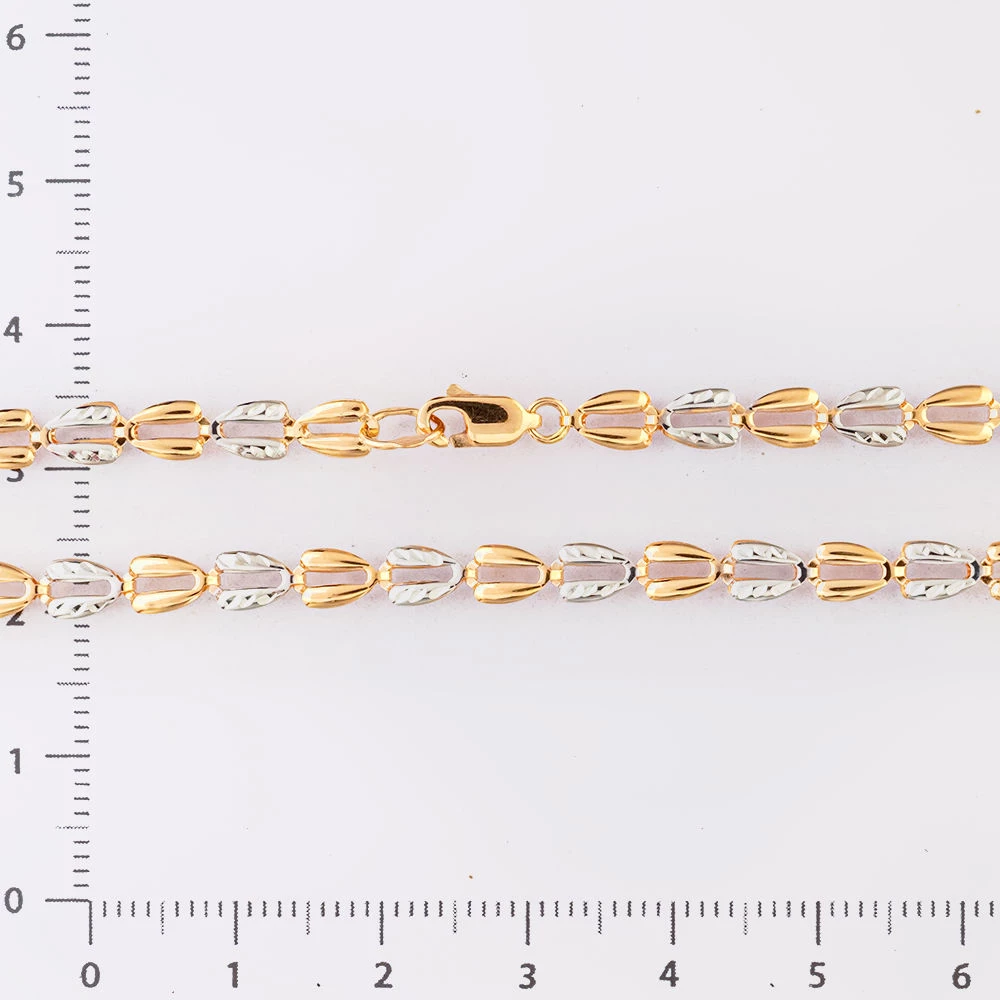 Колье из красного золота 585 пробы