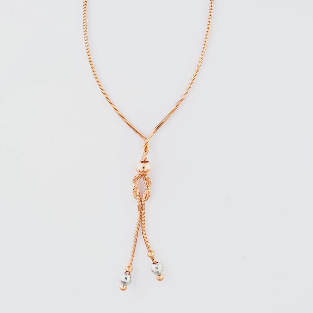 Колье из красного золота 585 пробы