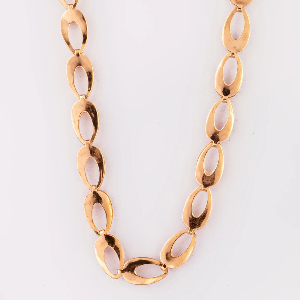 Колье из красного золота 585 пробы