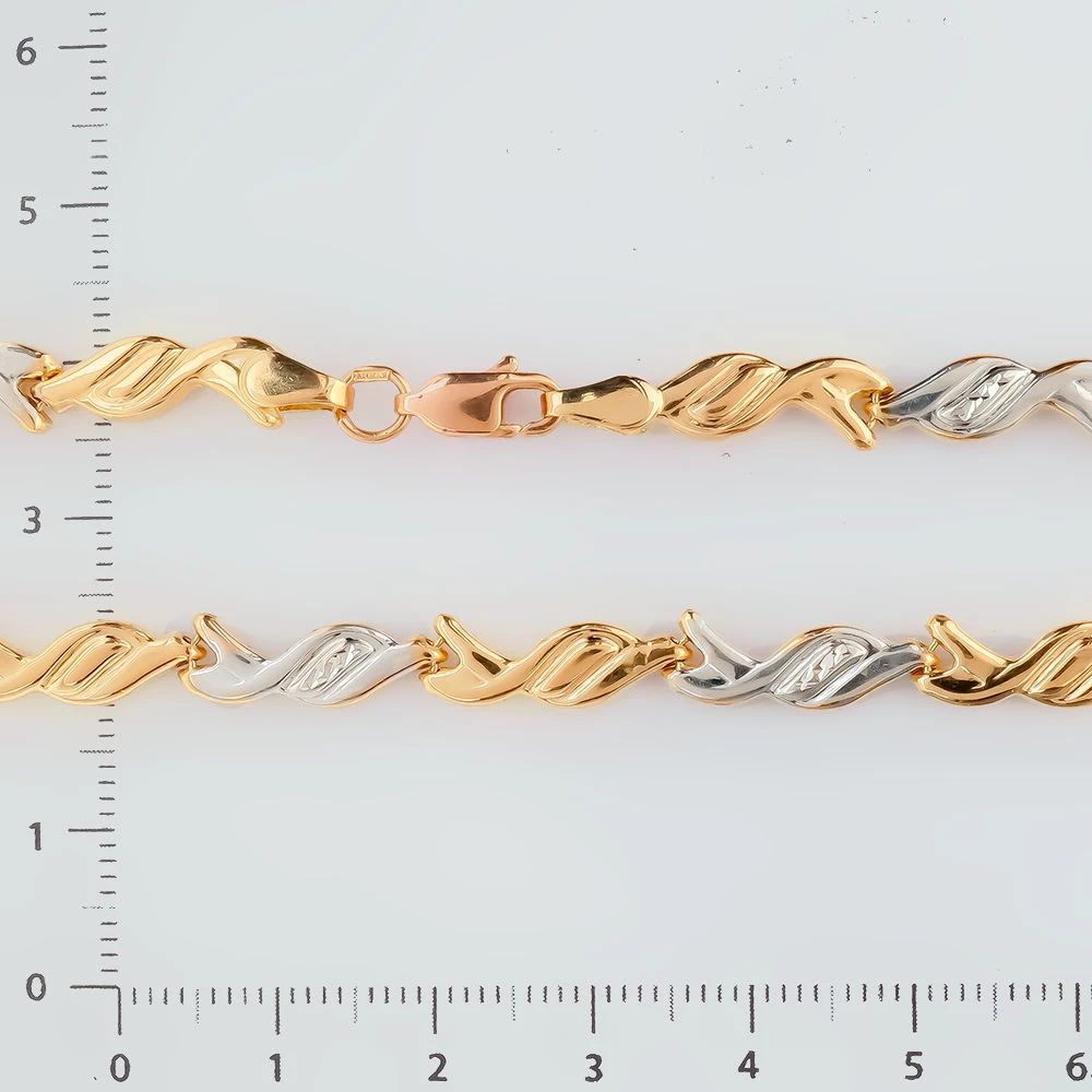 Колье из красного золота 585 пробы