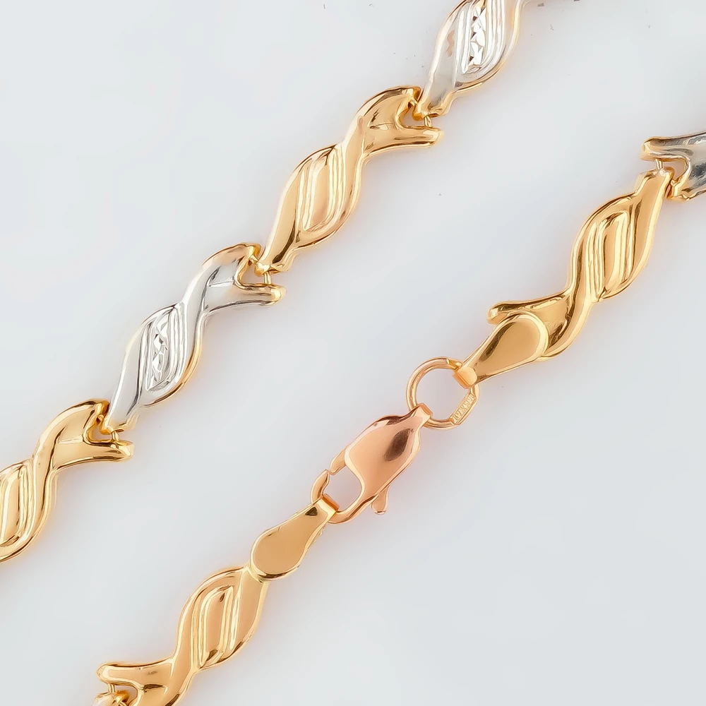 Колье из красного золота 585 пробы