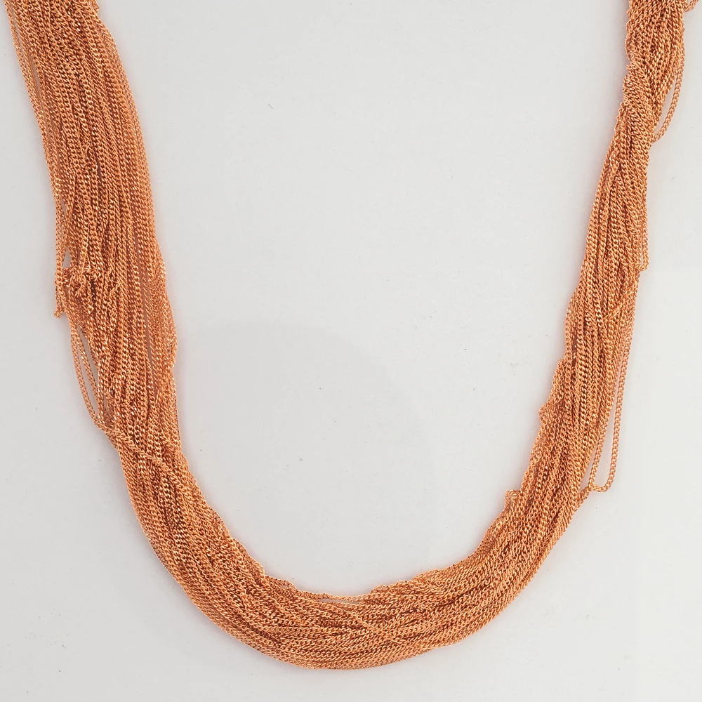 Колье из красного золота 585 пробы