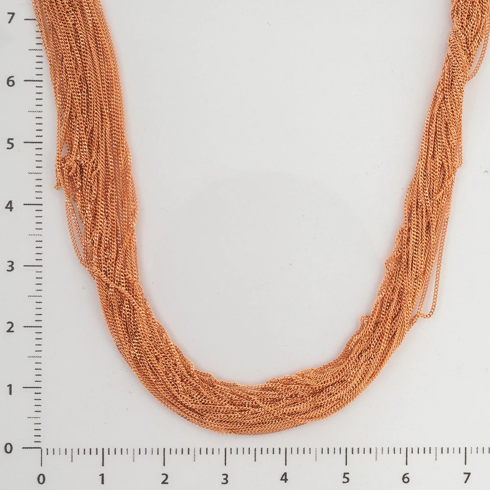 Колье из красного золота 585 пробы