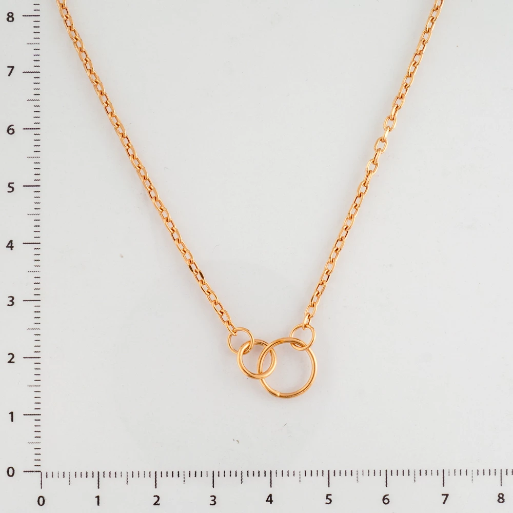 Колье из красного золота 585 пробы