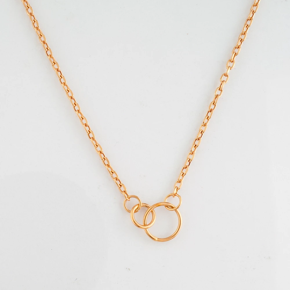 Колье из красного золота 585 пробы