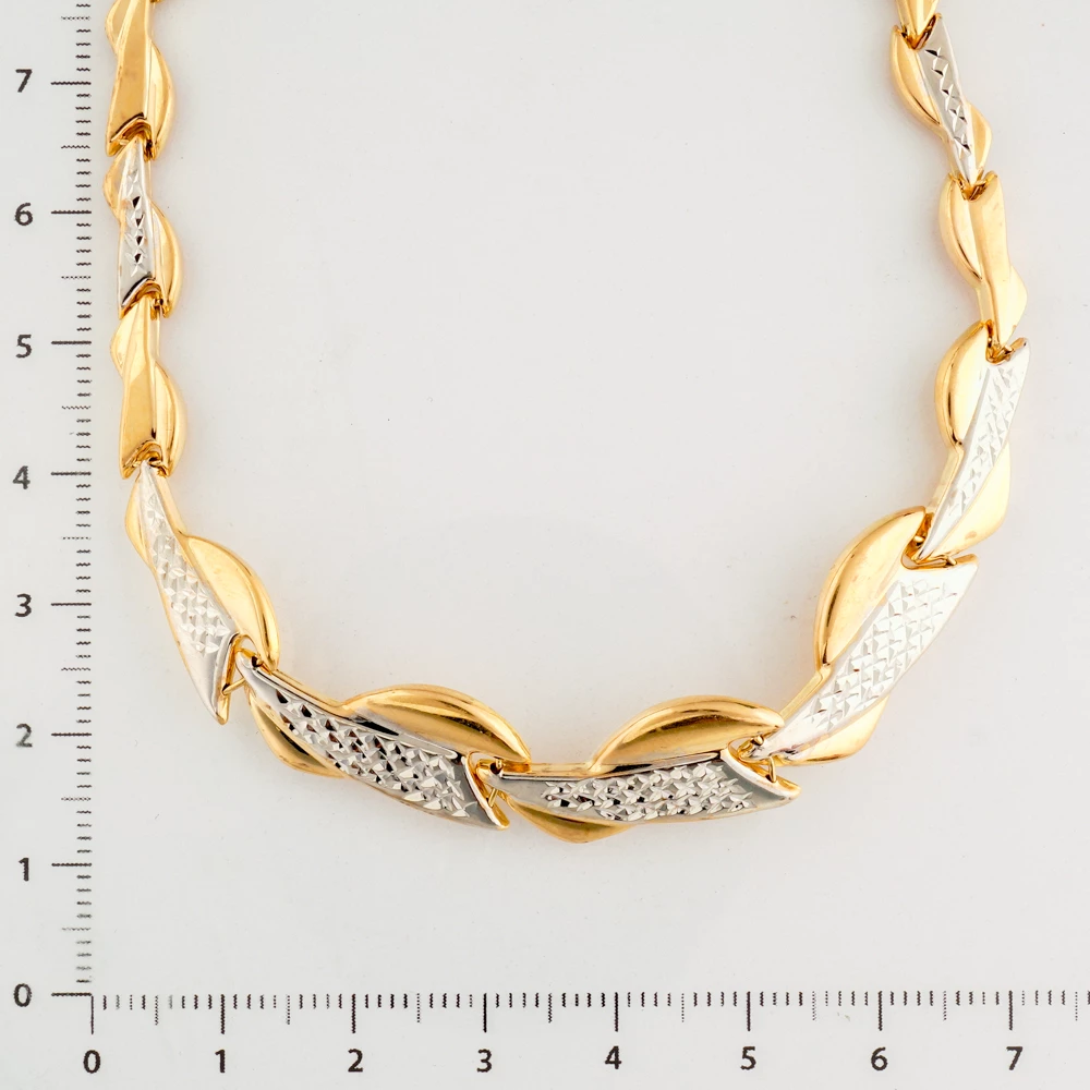 Колье из красного золота 585 пробы