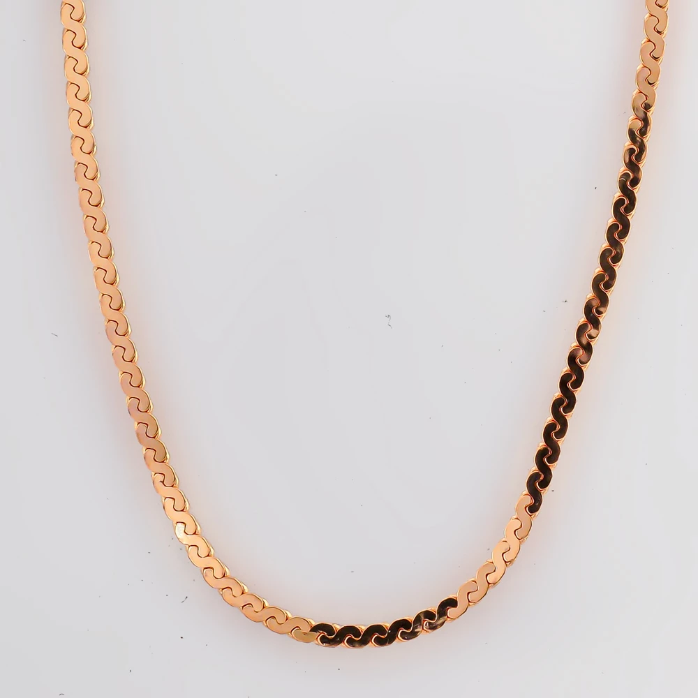 Колье из красного золота 585 пробы