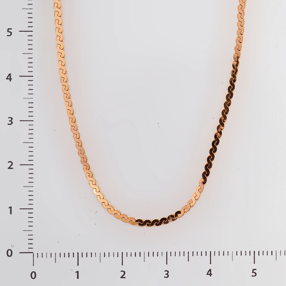 Колье из красного золота 585 пробы