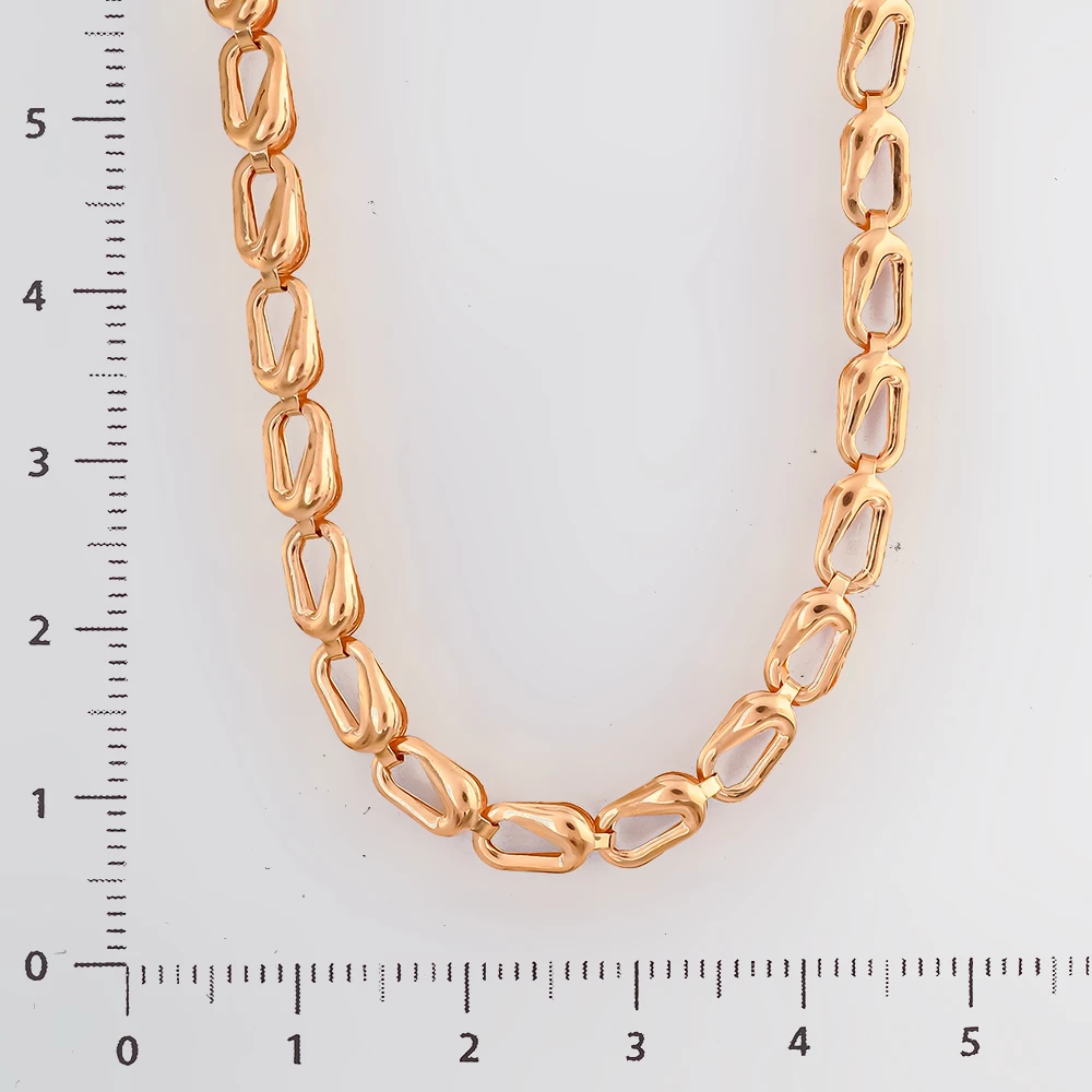 Колье из красного золота 585 пробы