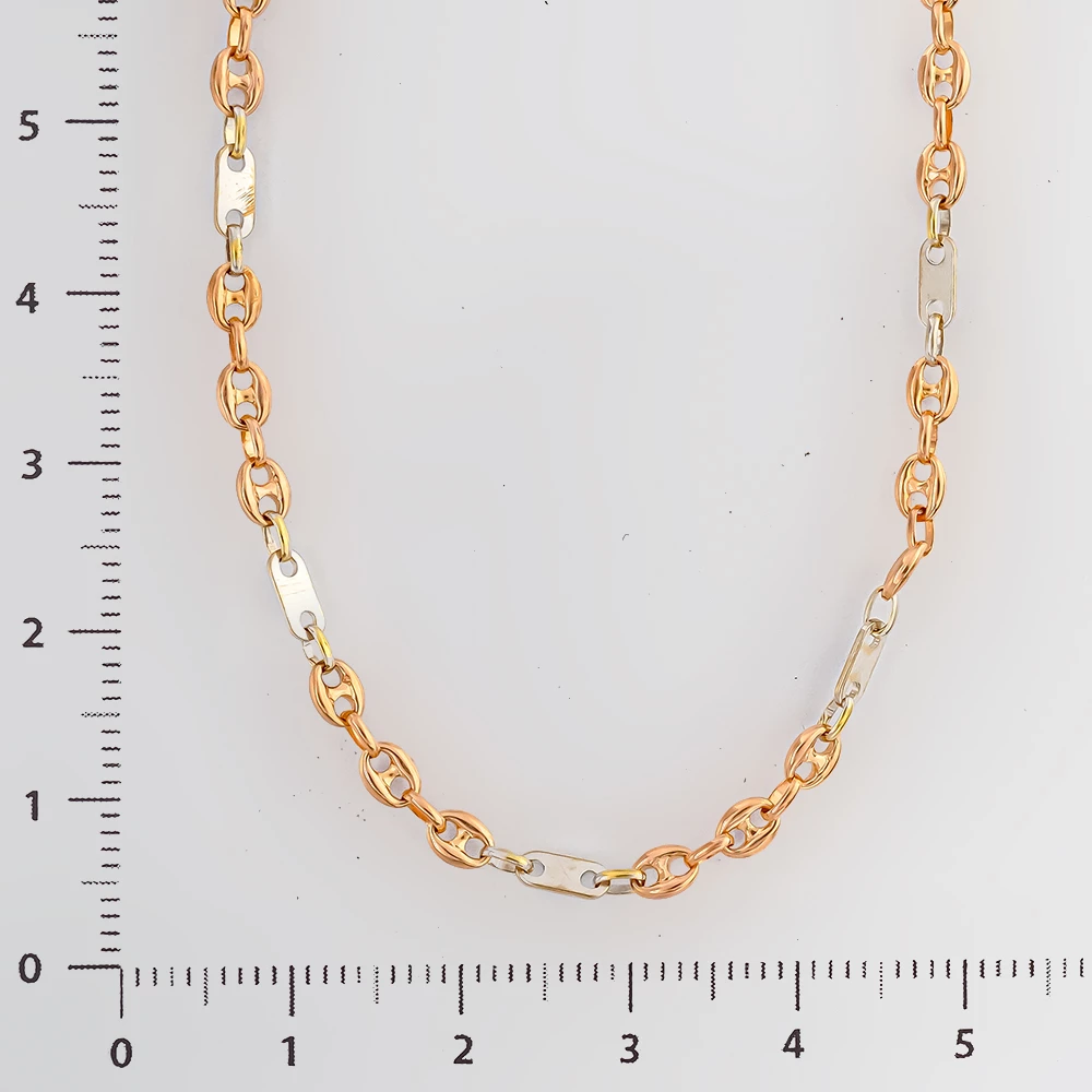 Колье из красного золота 585 пробы