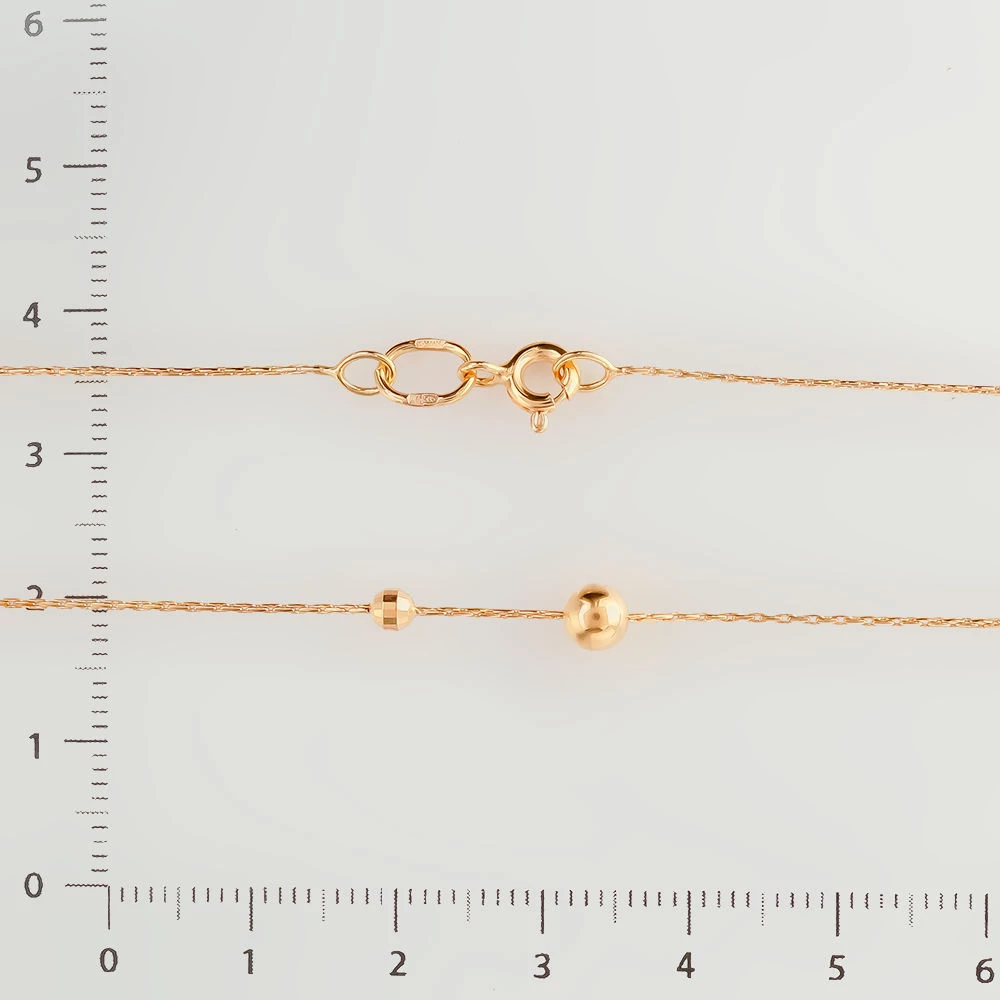 Колье из красного золота 585 пробы