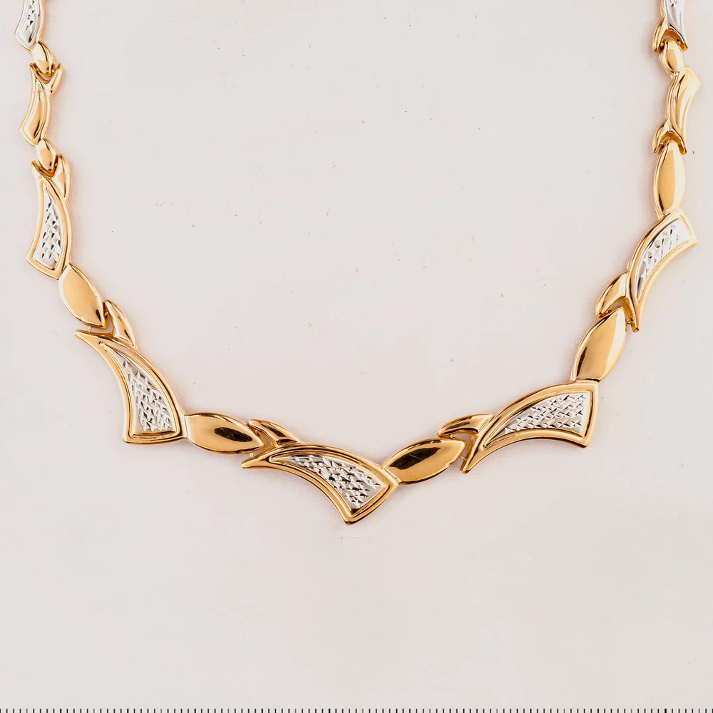 Колье из красного золота 585 пробы