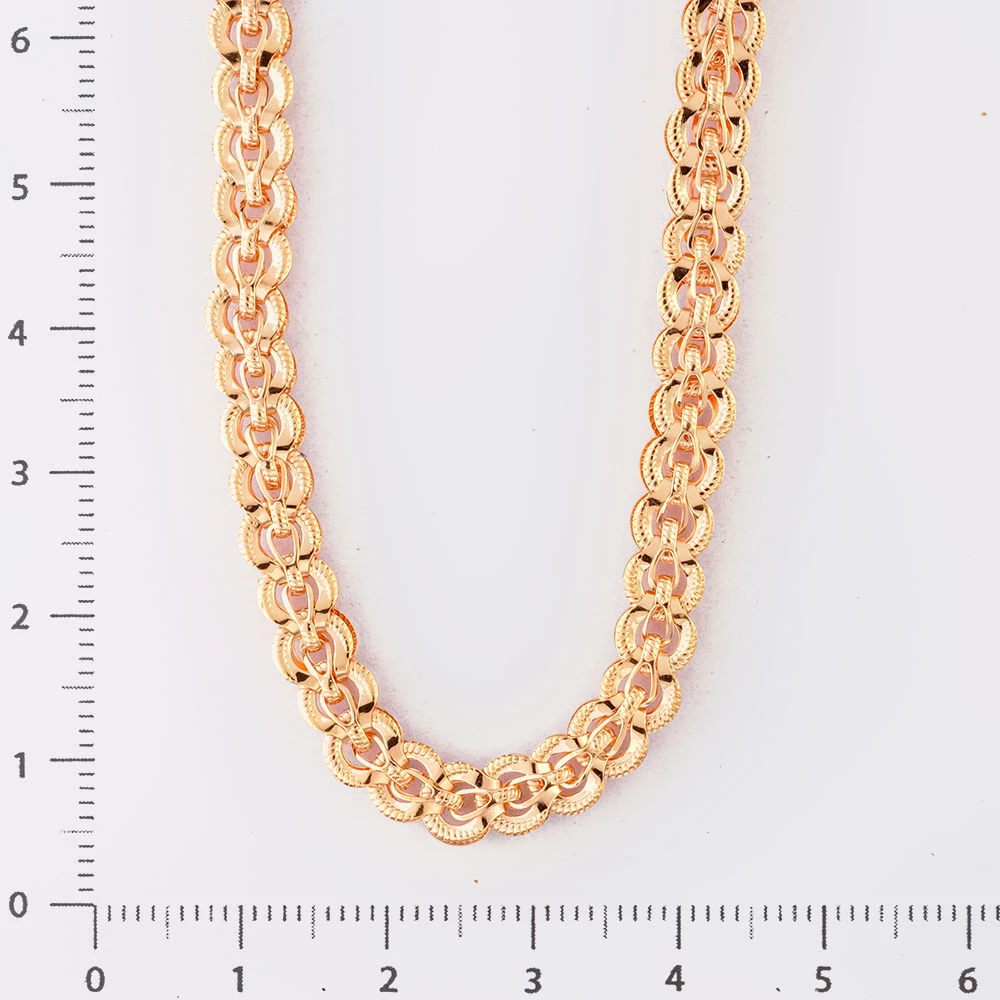 Колье из красного золота 585 пробы