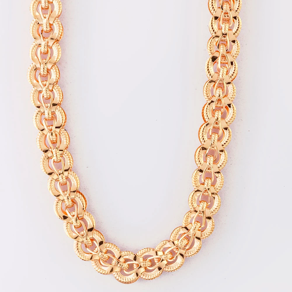 Колье из красного золота 585 пробы