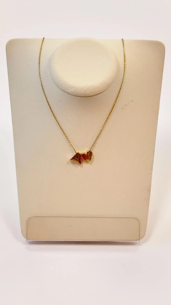 Колье из желтого золота 585 пробы