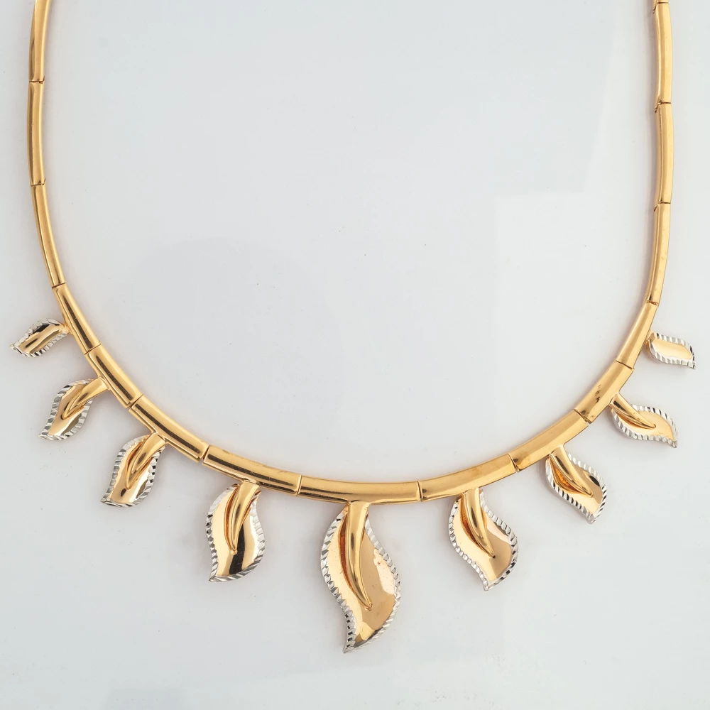 Колье из красного золота 585 пробы