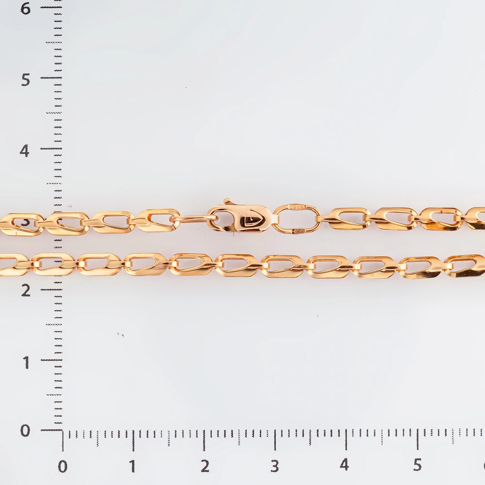 Колье из красного золота 585 пробы