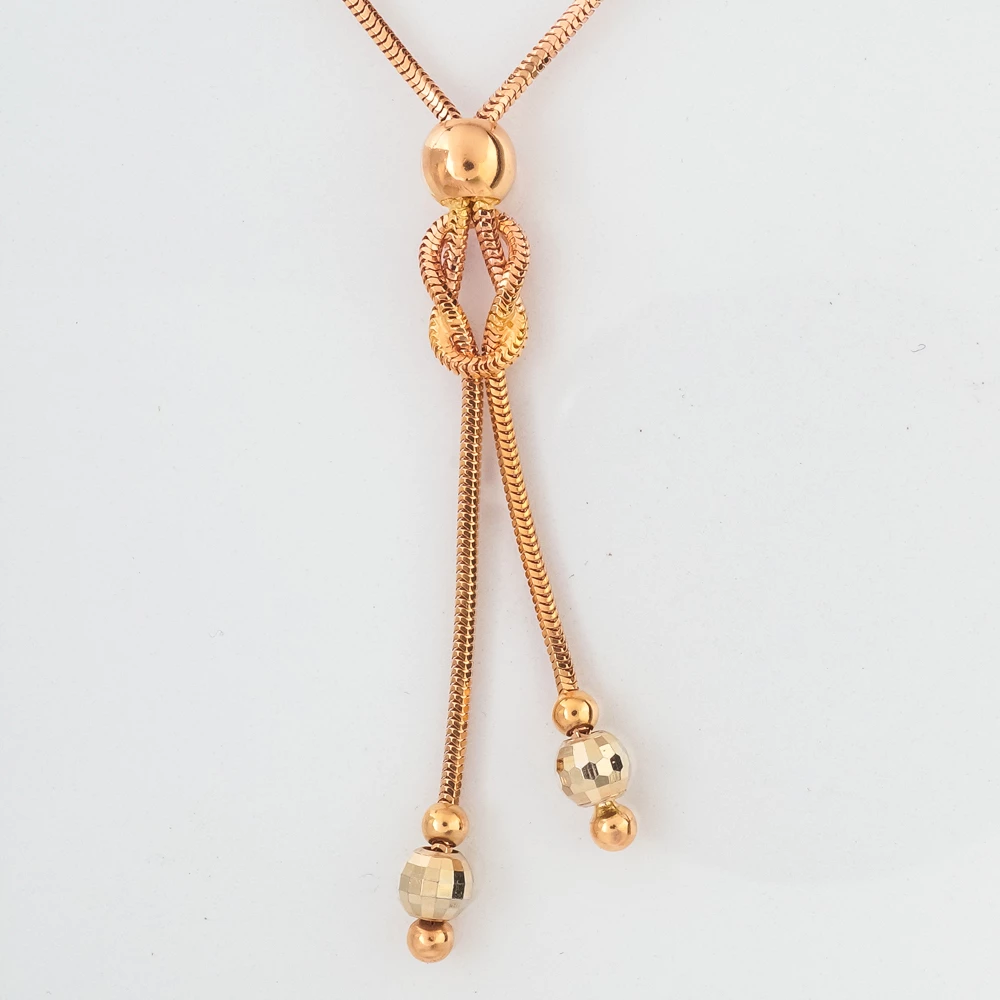 Колье из красного золота 585 пробы