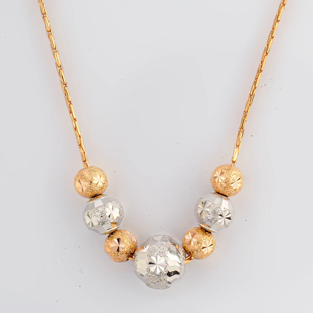 Колье из красного золота 585 пробы