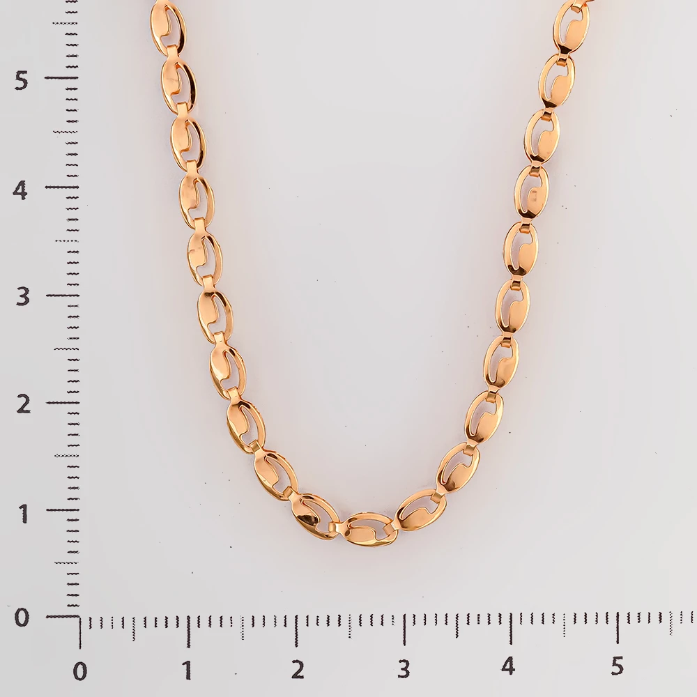 Колье из красного золота 585 пробы