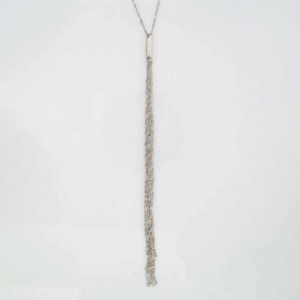 Колье из белого золота 585 пробы