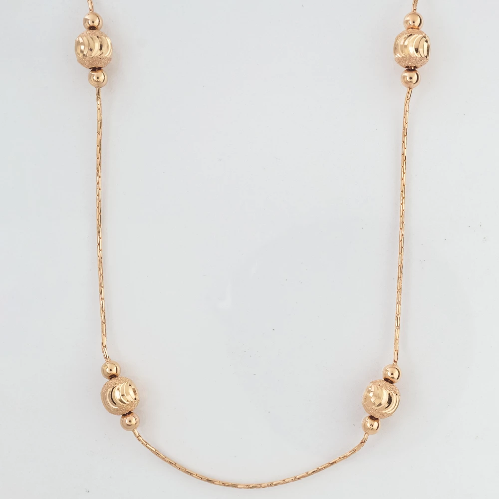 Колье из красного золота 585 пробы