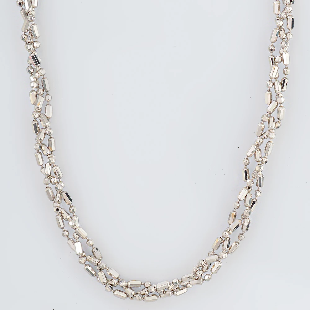 Колье из белого золота 585 пробы