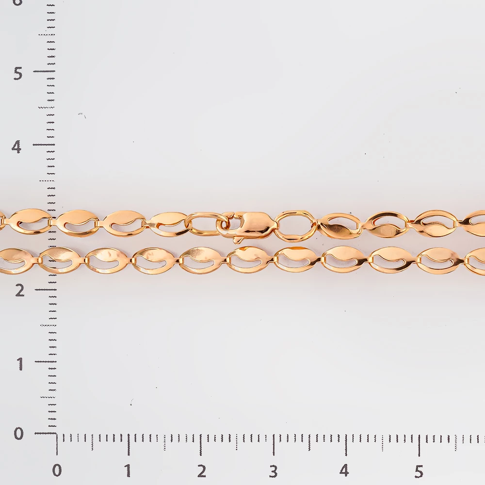 Колье из красного золота 585 пробы