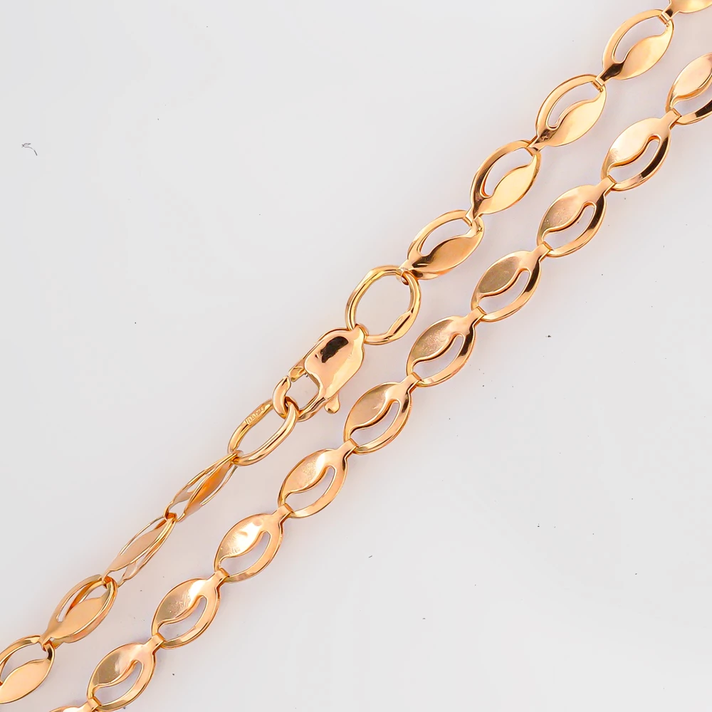 Колье из красного золота 585 пробы