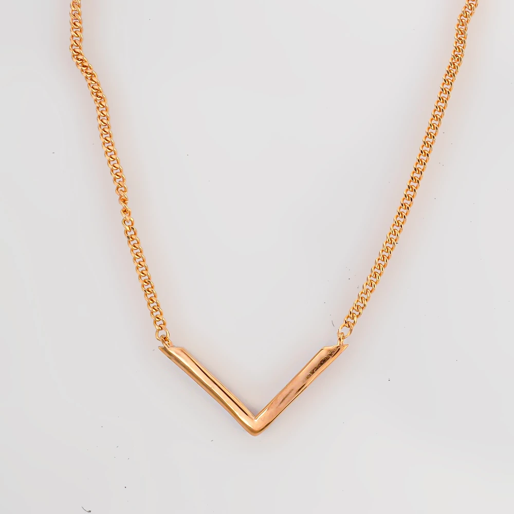 Колье из красного золота 585 пробы