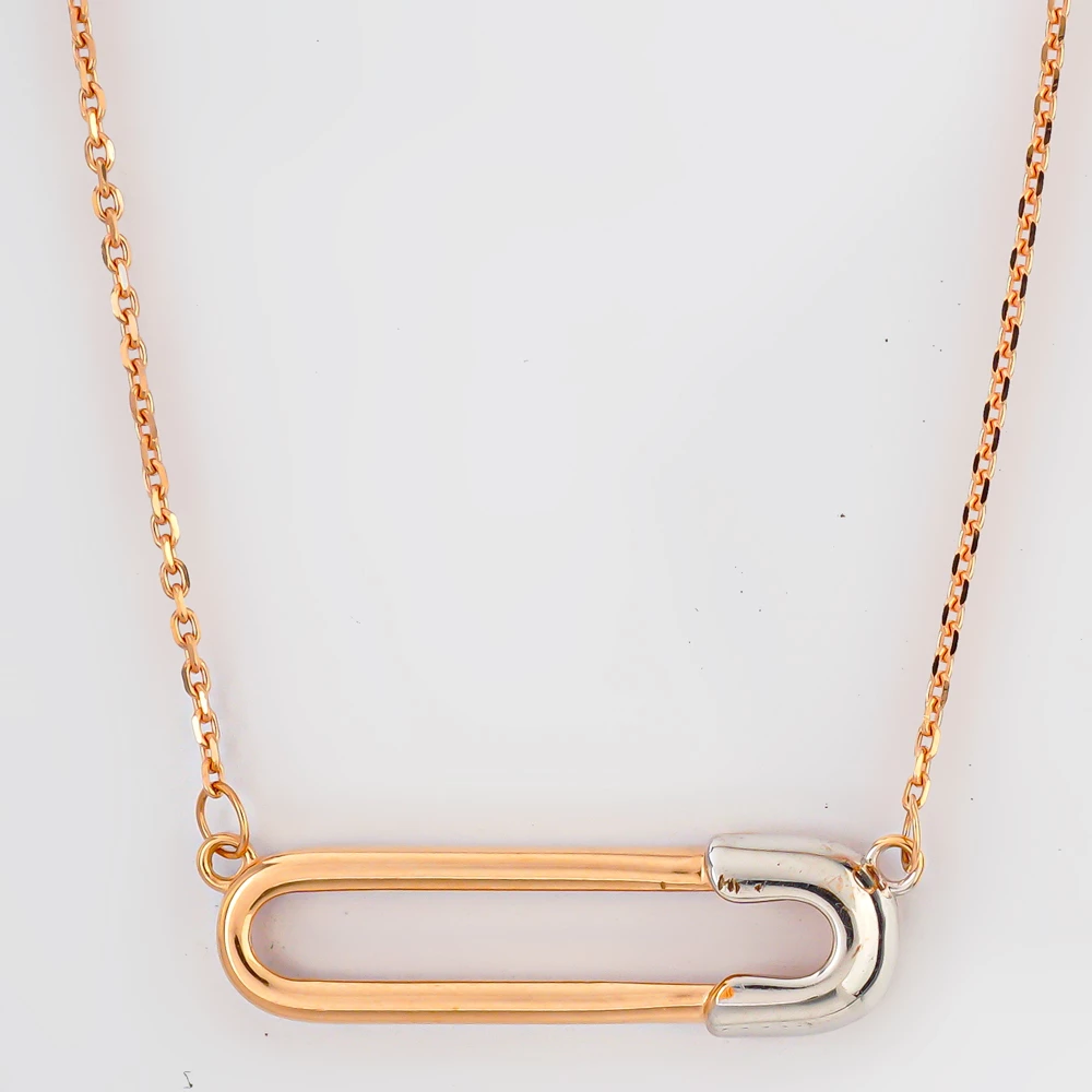 Колье из красного золота 585 пробы