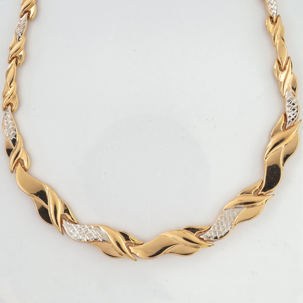 Колье из красного золота 585 пробы