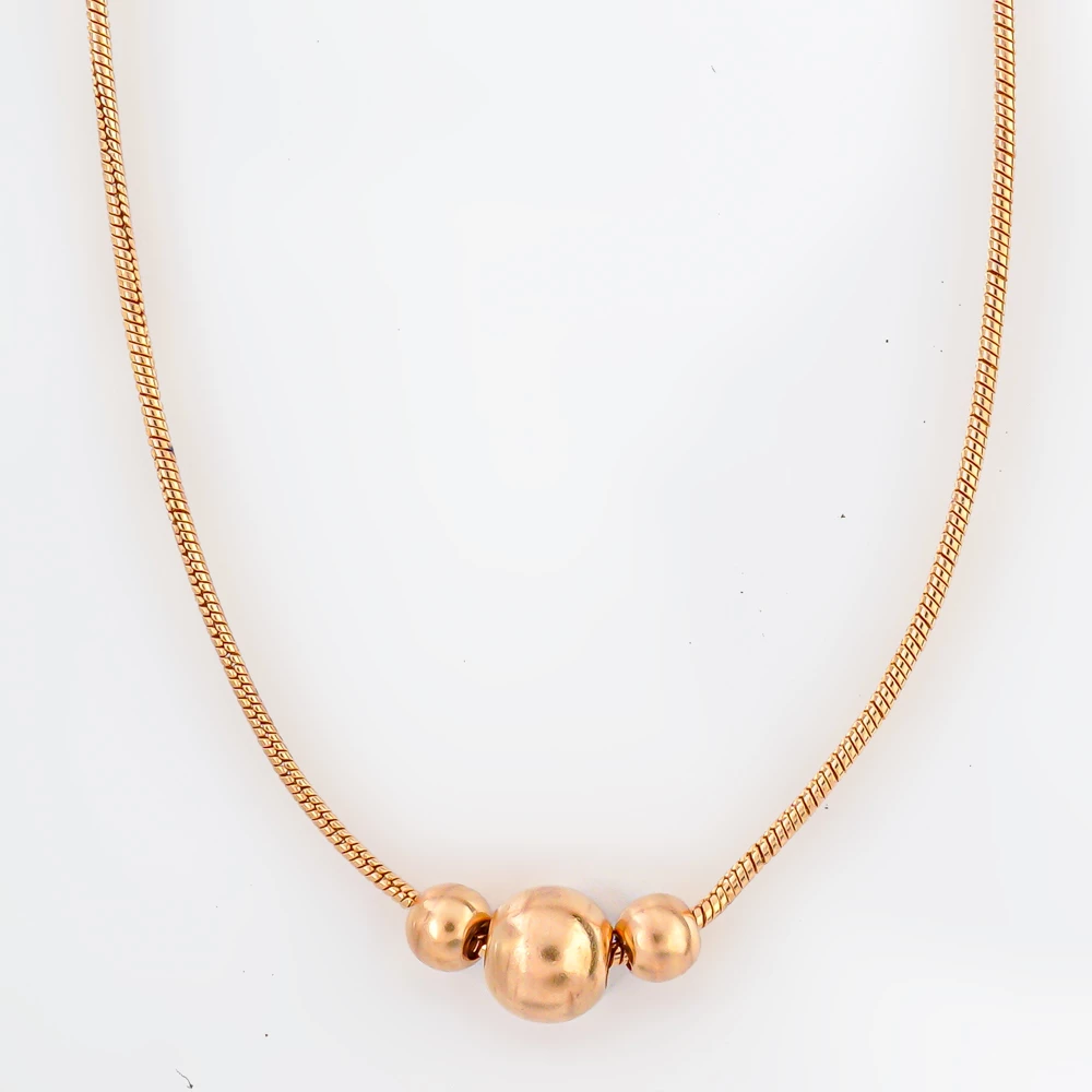 Колье из красного золота 585 пробы