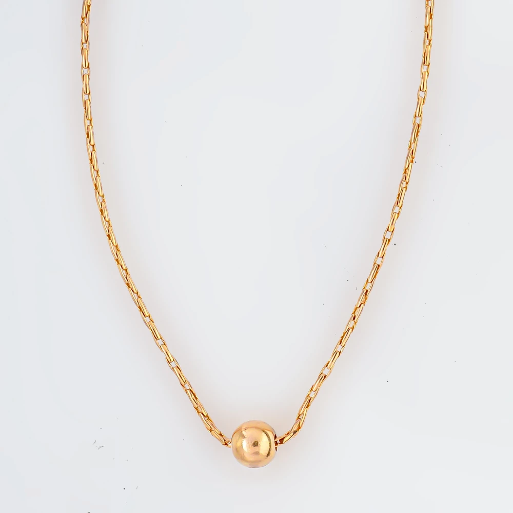 Колье из красного золота 585 пробы