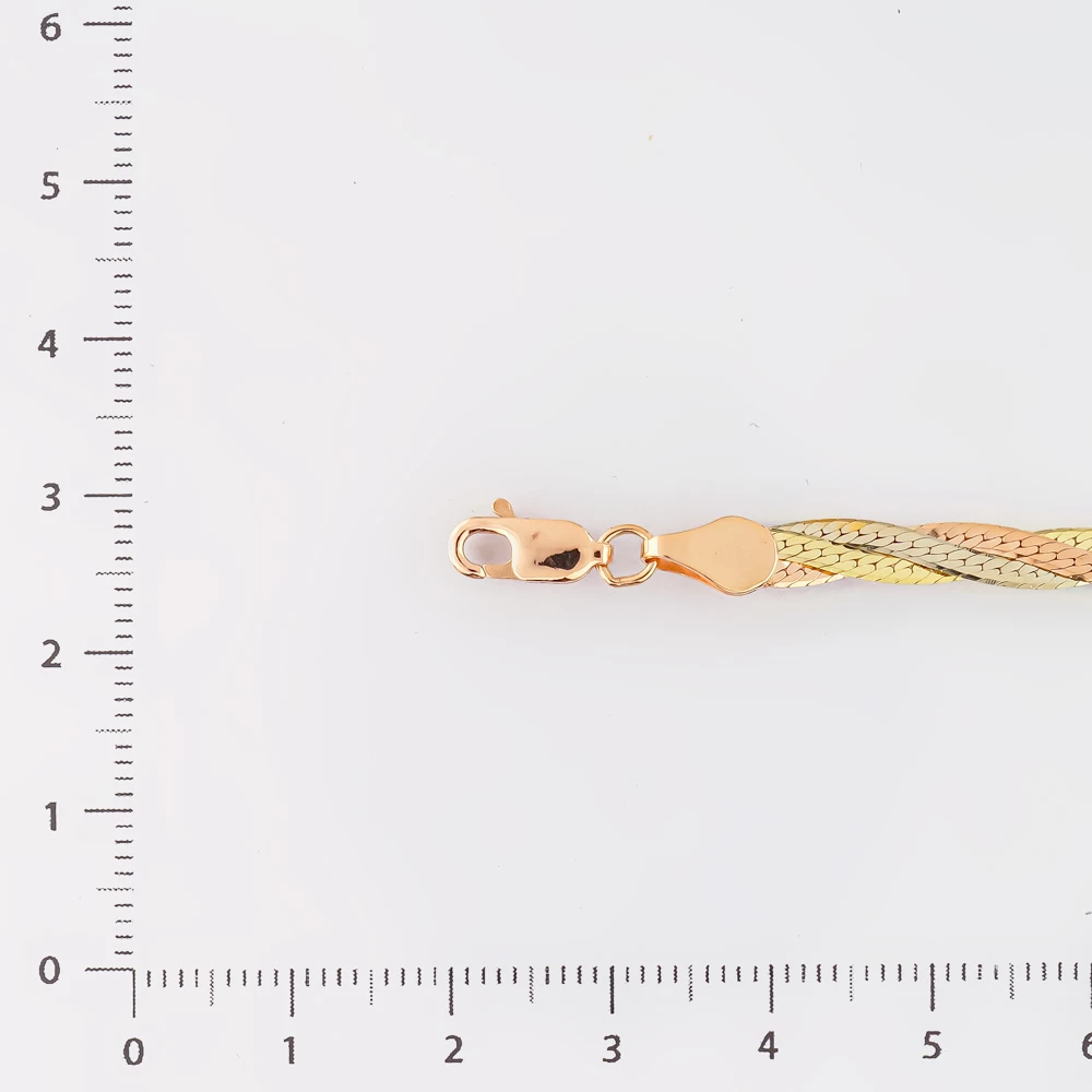 Колье из красного золота 585 пробы