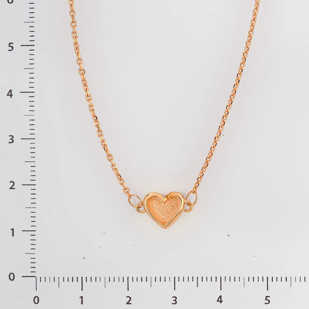 Колье из красного золота 585 пробы