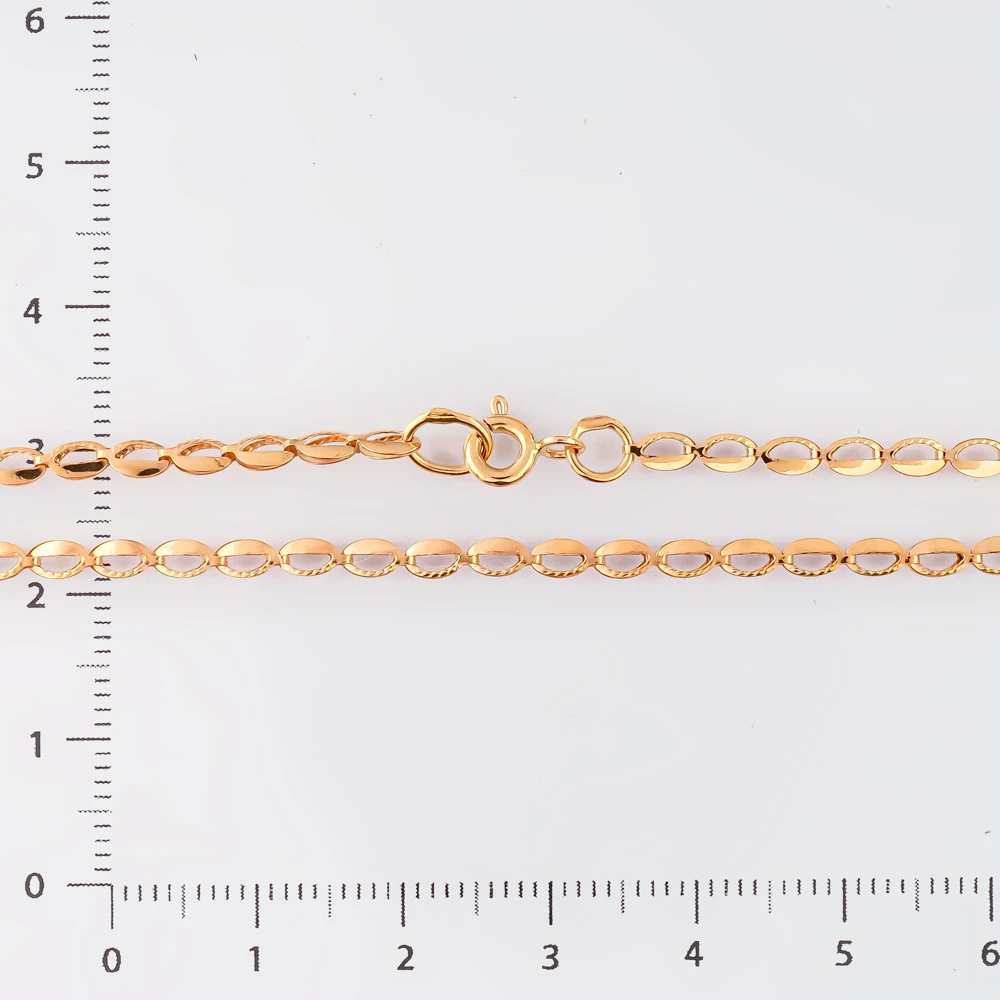 Колье из красного золота 585 пробы