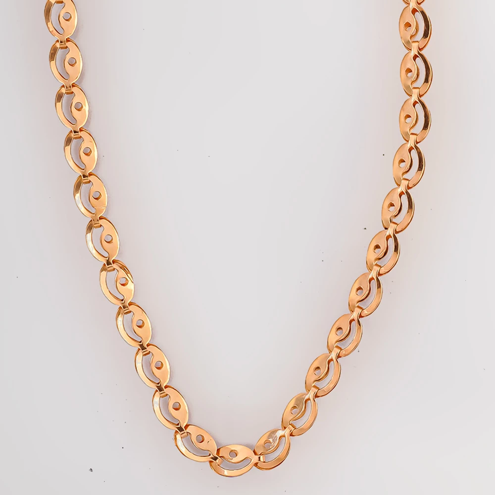 Колье из красного золота 585 пробы