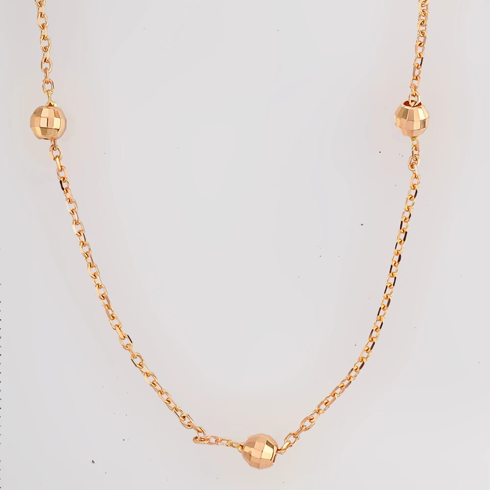 Колье из красного золота 585 пробы