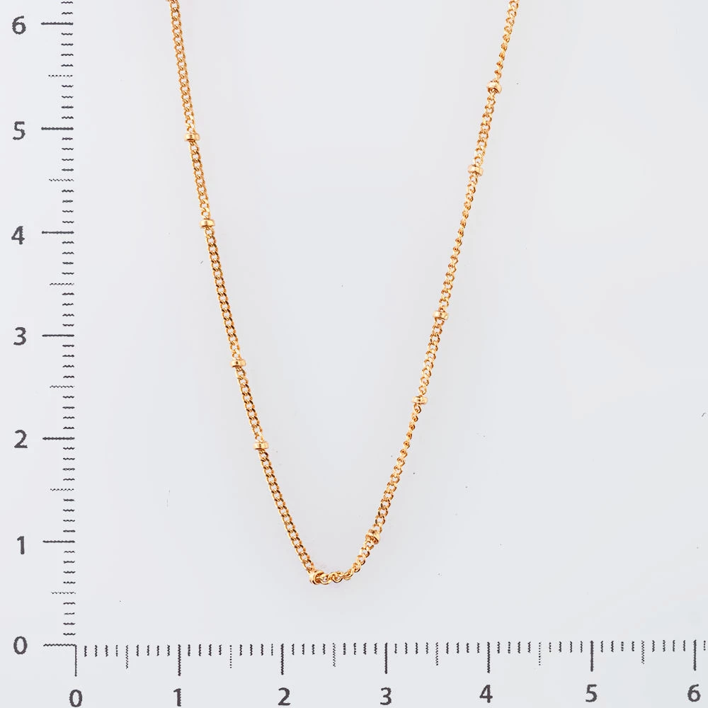 Колье из красного золота 585 пробы