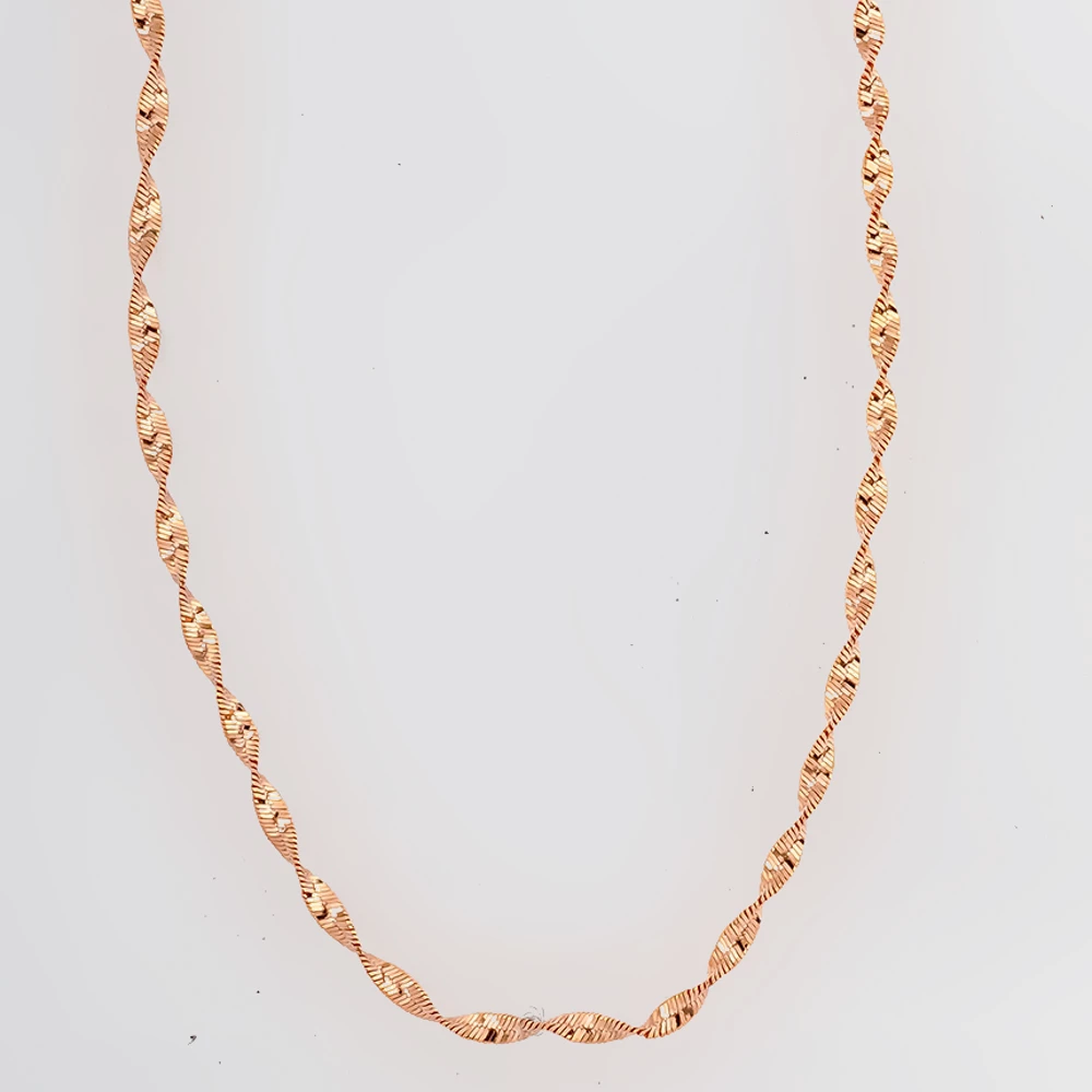 Колье из красного золота 585 пробы