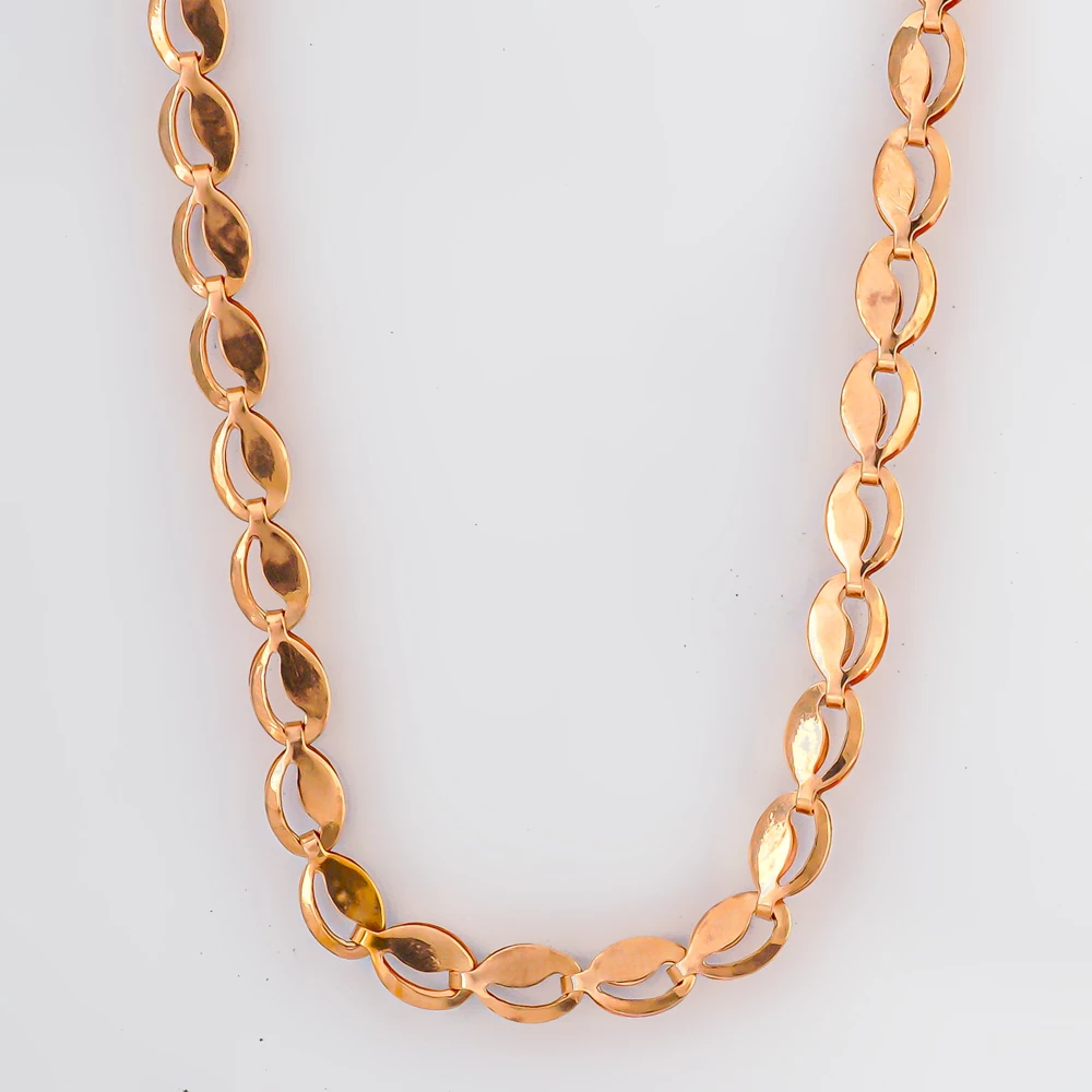 Колье из красного золота 585 пробы