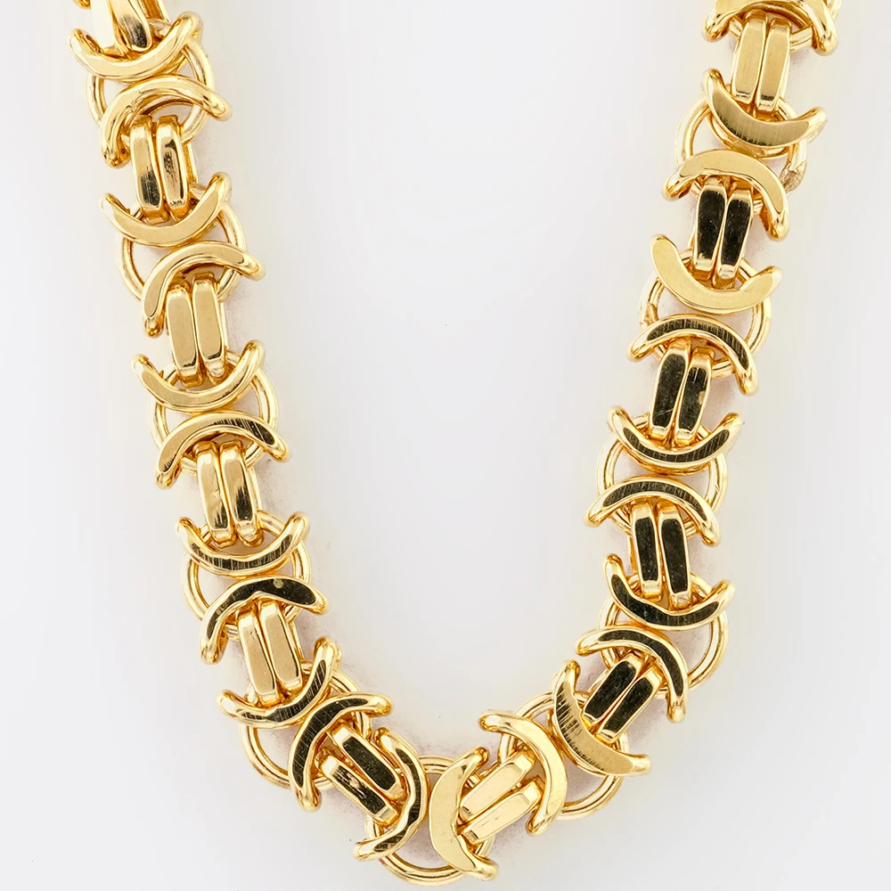 Колье из желтого золота 585 пробы