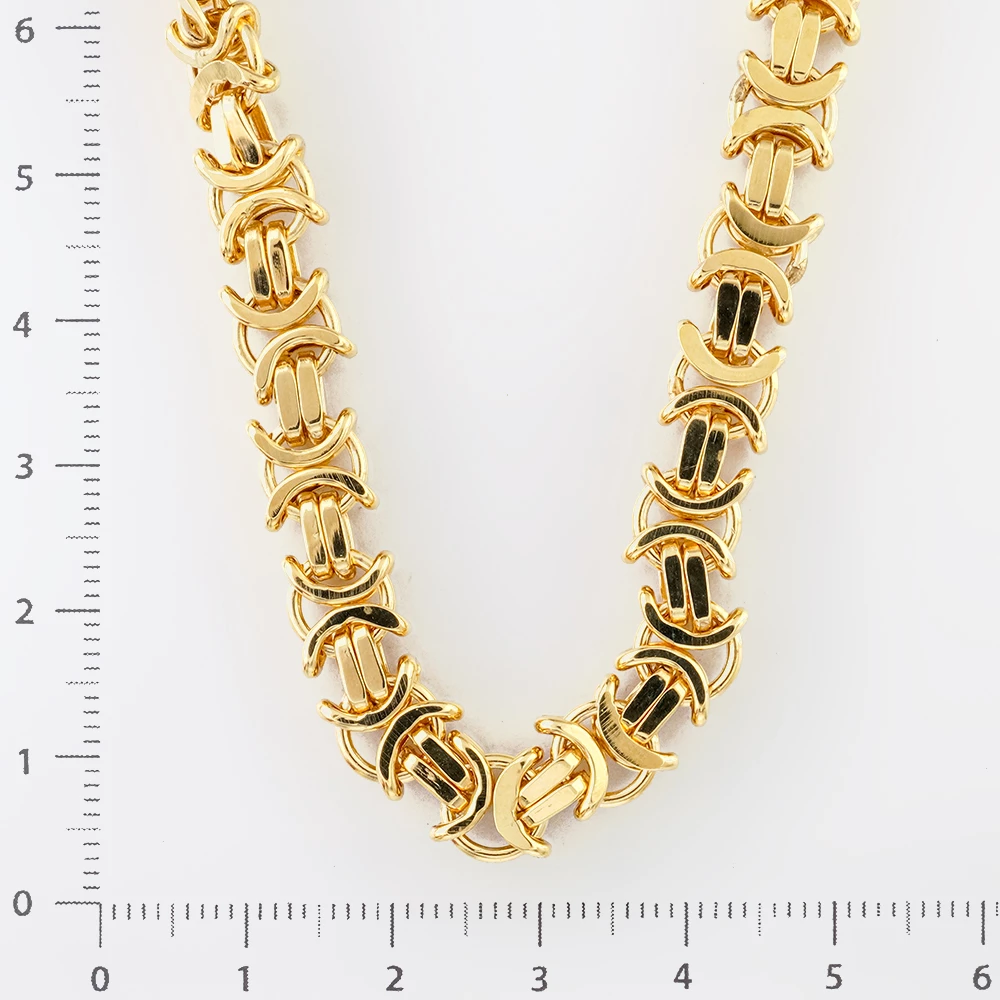 Колье из желтого золота 585 пробы