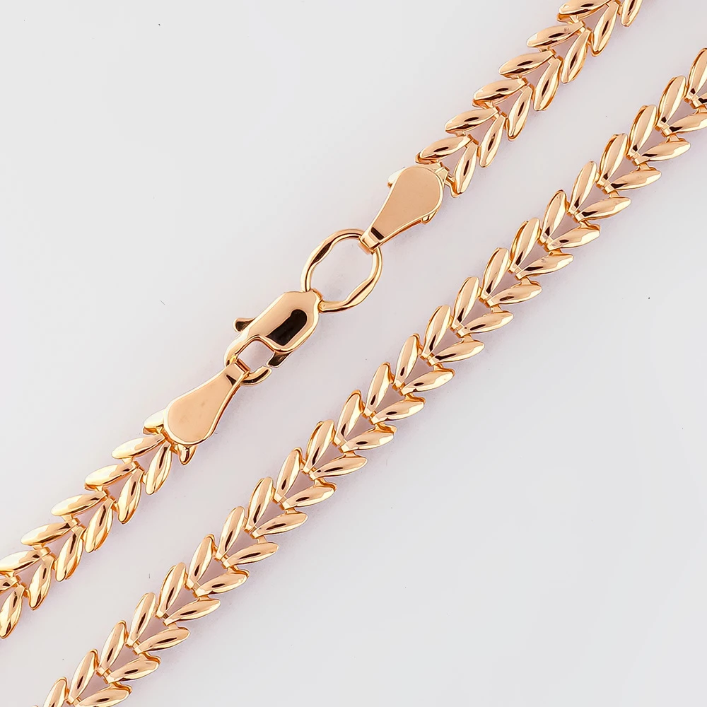 Колье из красного золота 585 пробы