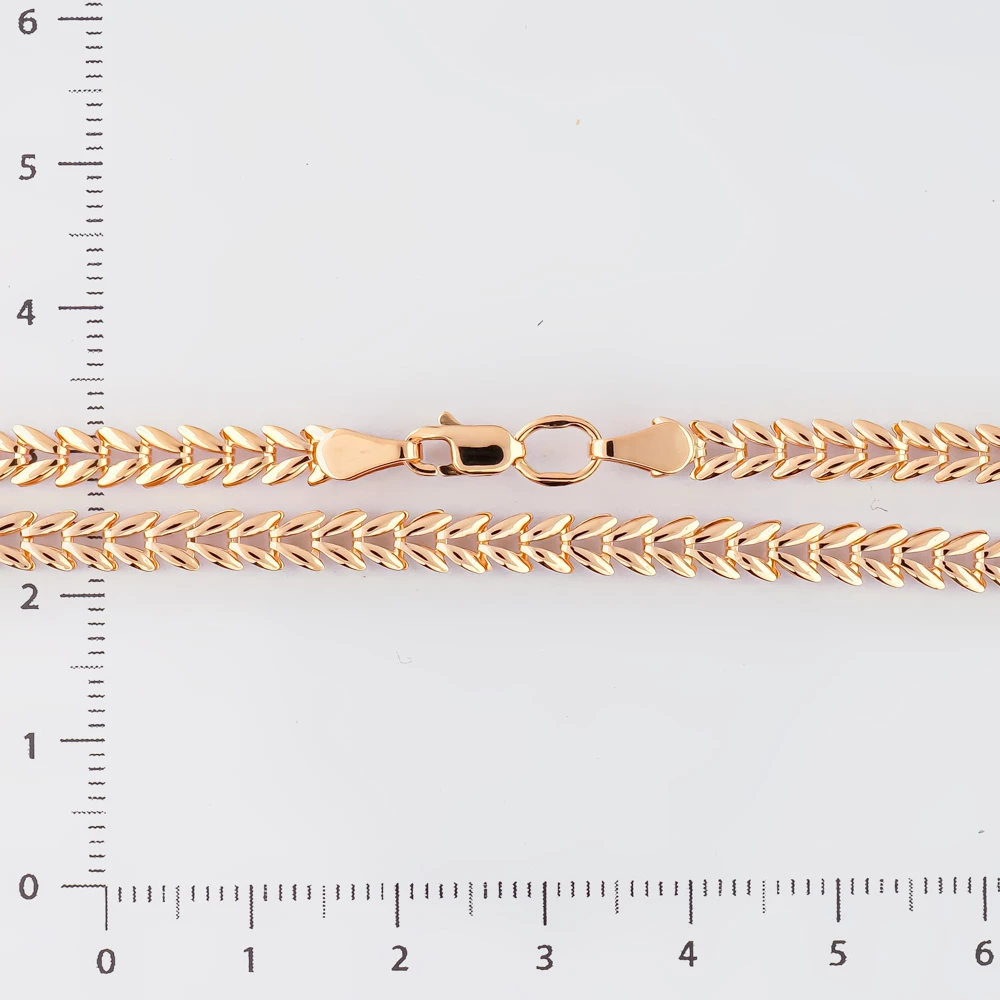 Колье из красного золота 585 пробы