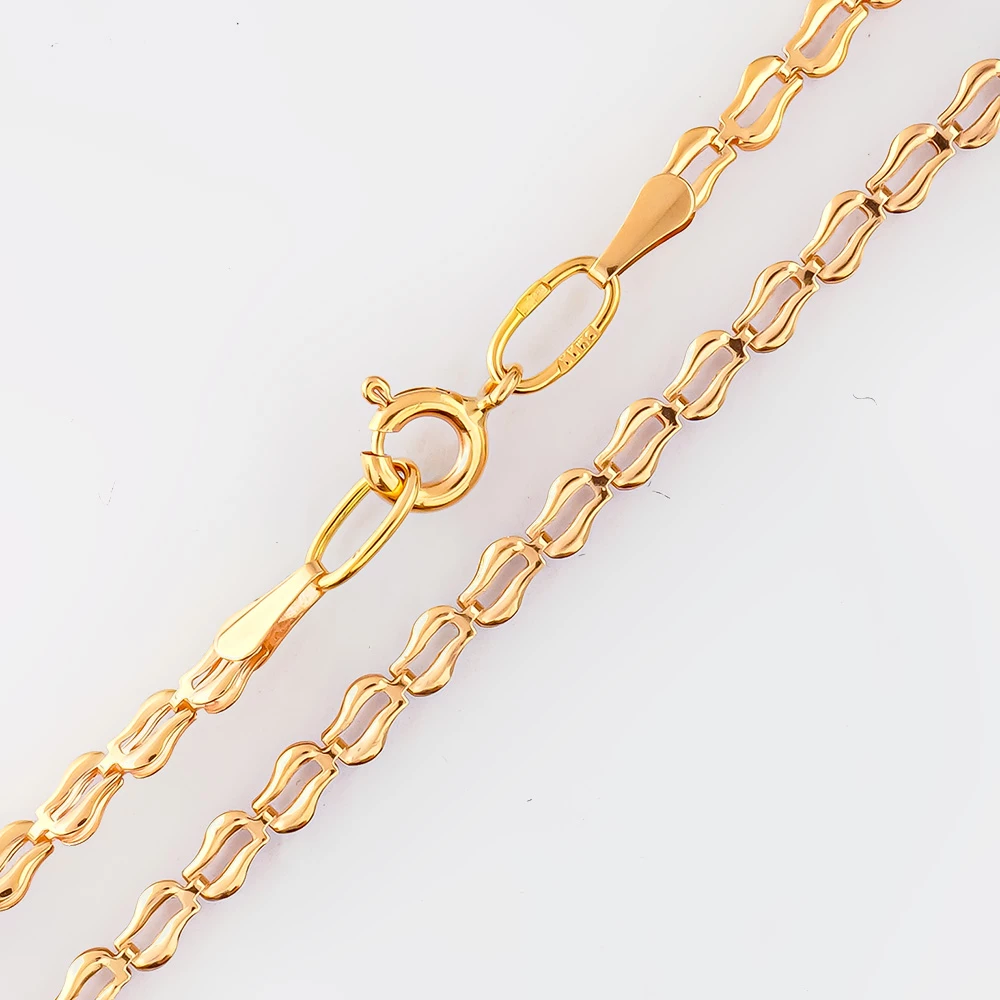 Колье из красного золота 585 пробы