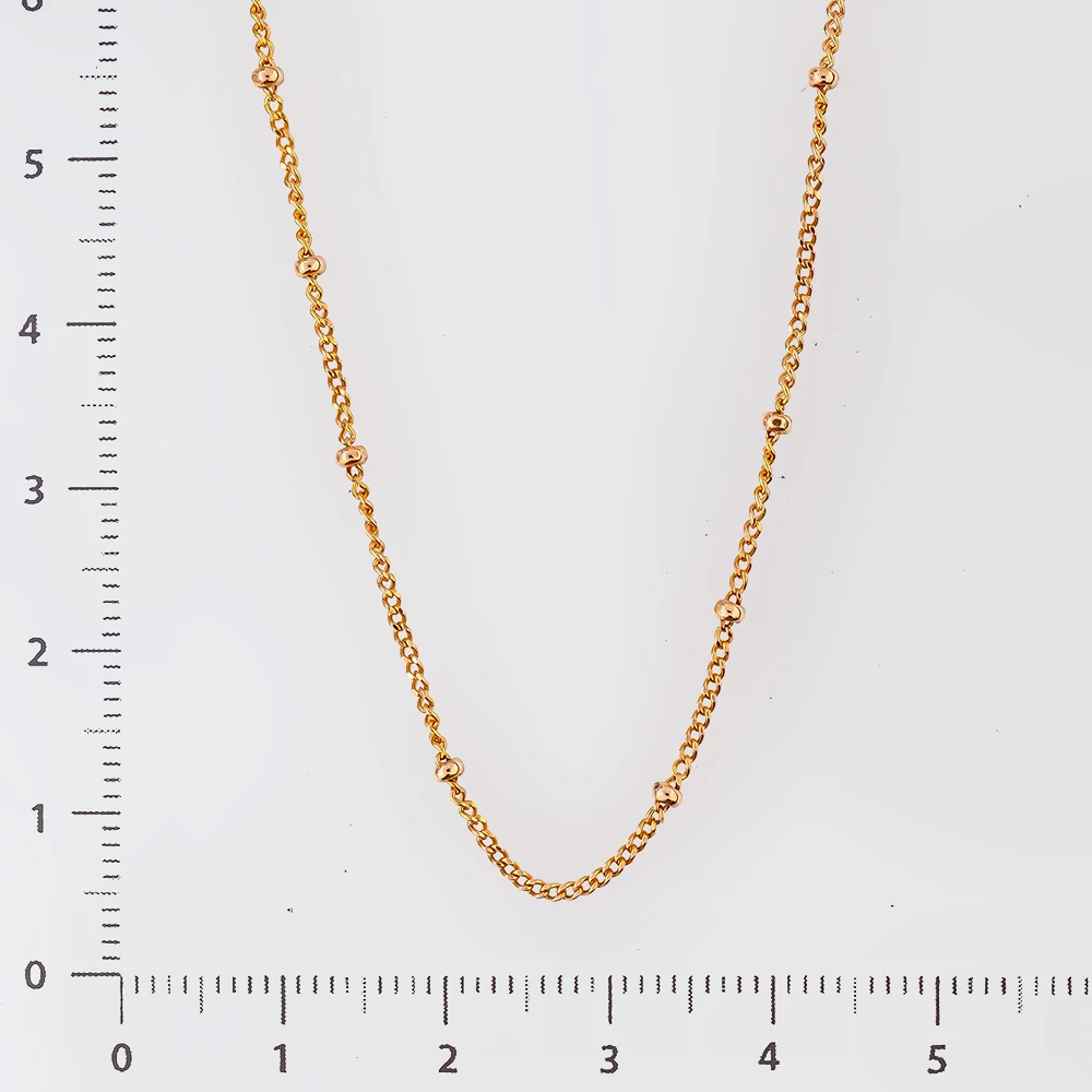 Колье из красного золота 585 пробы